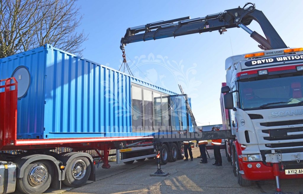 Art Suppliers Office Container Case Study - Uxbridge Containers case study