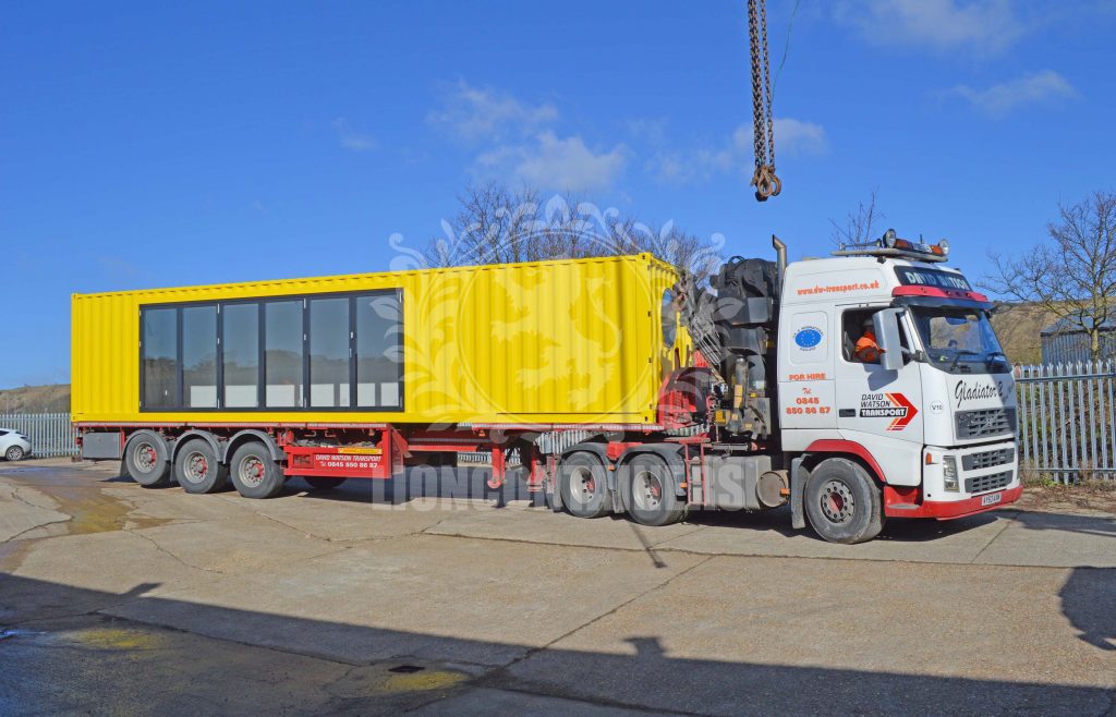 Art Suppliers Office Container Case Study - Uxbridge Containers case study