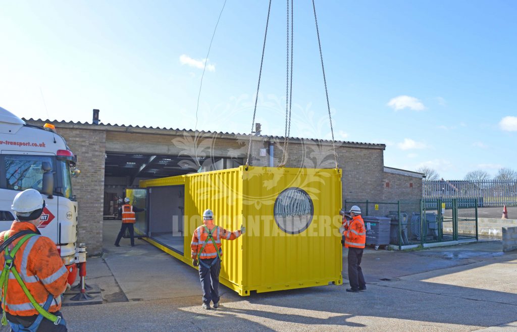 Art Suppliers Office Container Case Study - Uxbridge Containers case study