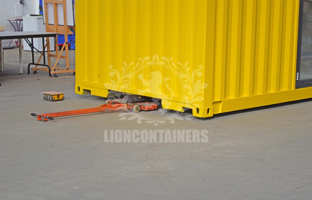 Art Suppliers Office Container Case Study - Uxbridge Containers case study