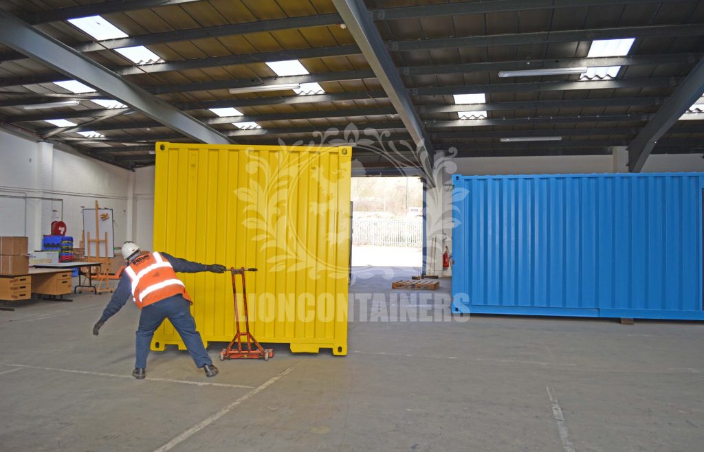 Art Suppliers Office Container Case Study - Uxbridge Containers case study