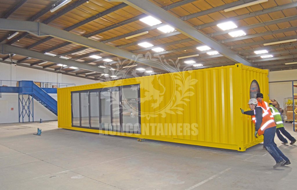 Art Suppliers Office Container Case Study - Uxbridge Containers case study