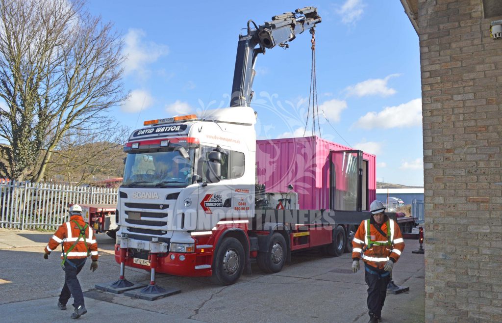 Art Suppliers Office Container Case Study - Uxbridge Containers case study
