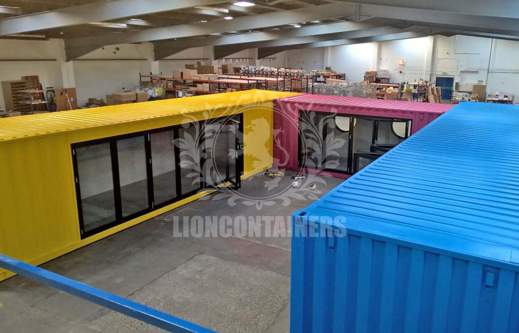 Art Suppliers Office Container Case Study - Uxbridge Containers case study