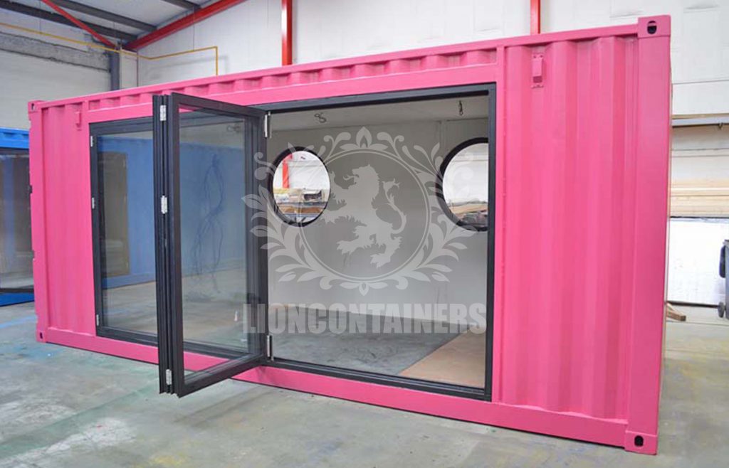 Art Suppliers Office Container Case Study - Uxbridge Containers case study