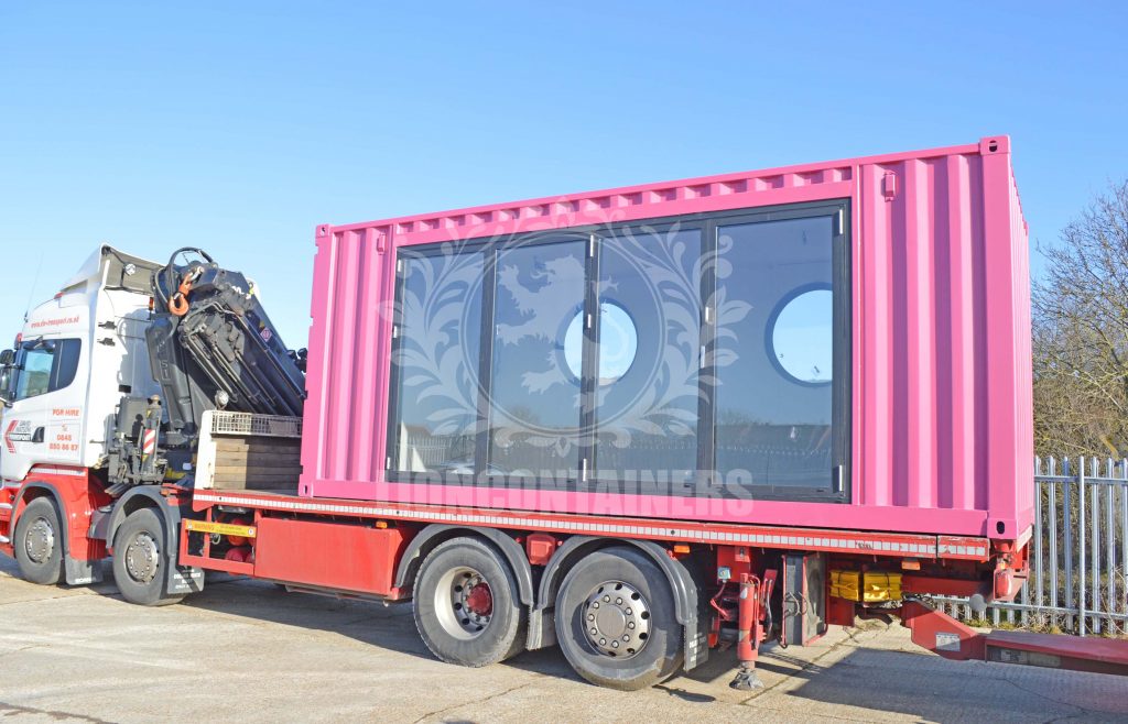 Art Suppliers Office Container Case Study - Uxbridge Containers case study