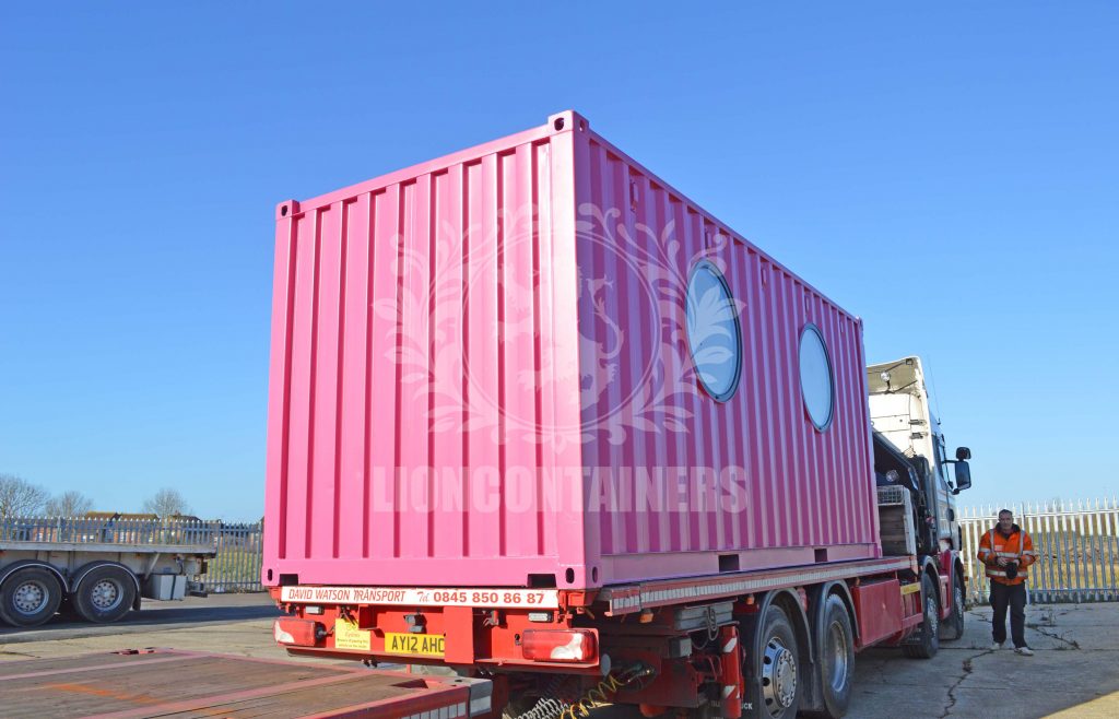 Art Suppliers Office Container Case Study - Uxbridge Containers case study