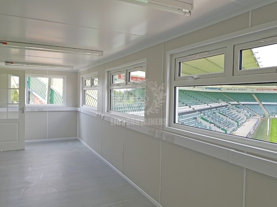 Plymouth Argyle Football Club Control Room - Uxbridge Containers case study